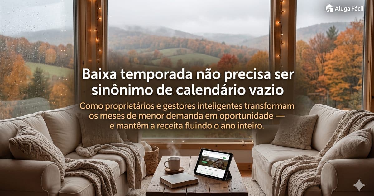 Imagem de capa do artigo Baixa temporada não precisa ser sinônimo de calendário vazio