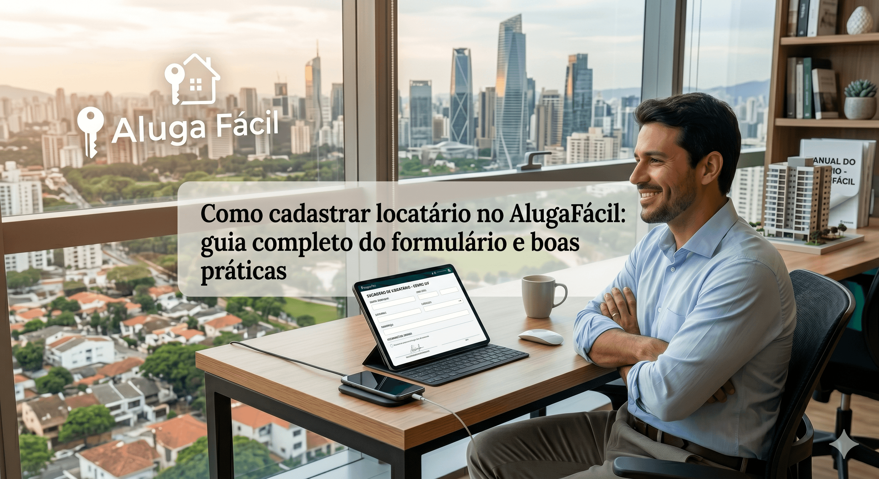 Imagem de capa do artigo Como cadastrar locatário no AlugaFácil: guia completo do formulário e boas práticas