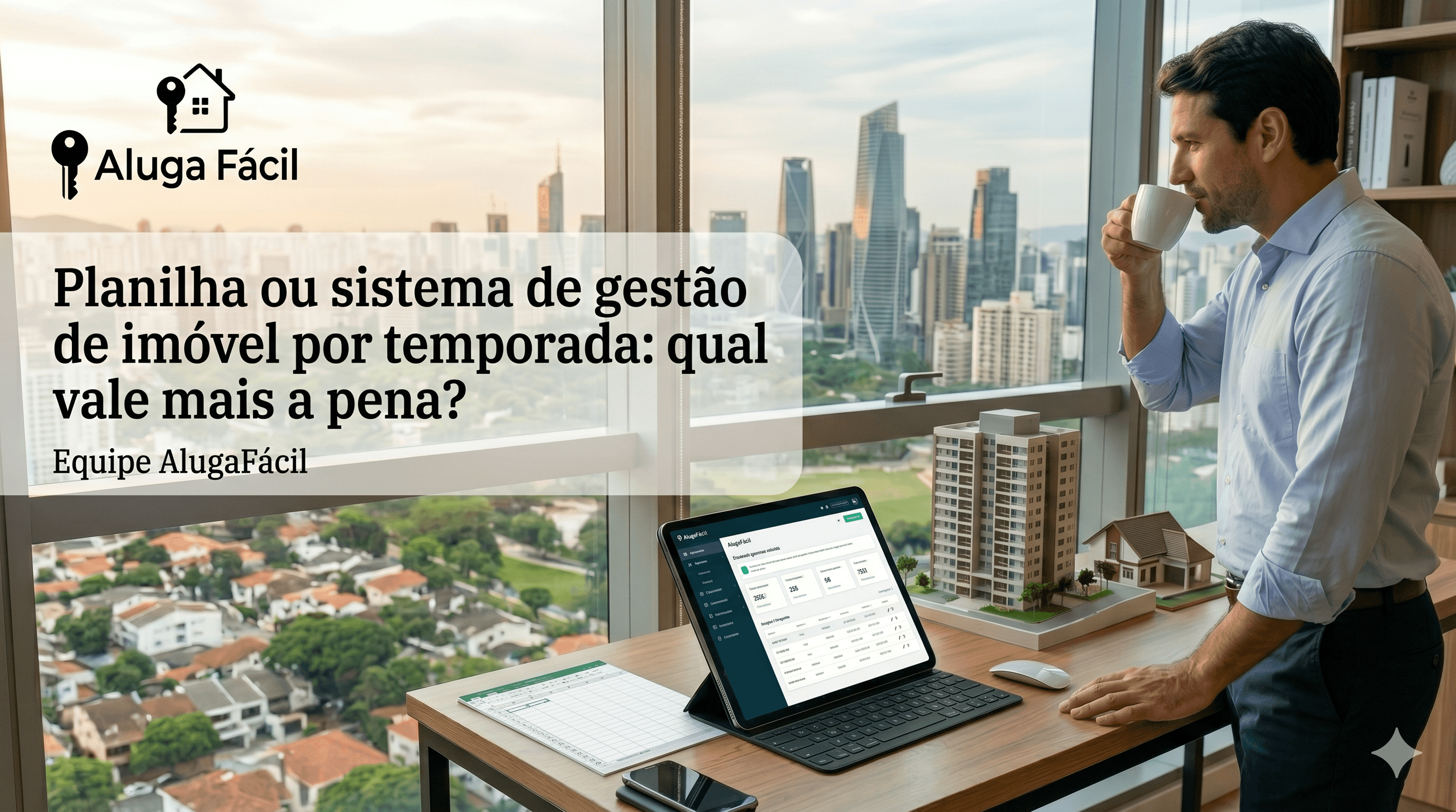 Imagem de capa do artigo Planilha ou sistema de gestão de imóvel por temporada: qual vale mais a pena?